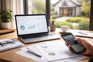 effectuez une simulation de crédit immobilier gratuite pour estimer vos mensualités et votre capacité d'emprunt rapidement et facilement.