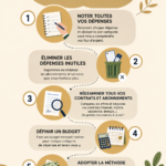 Femme examinant des factures, symbolisant la gestion des dépenses.