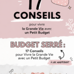 Une femme souriante, profitant de la vie avec un petit budget dans un environnement naturel.