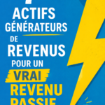 Illustration d'actifs financiers et d'investissements pour un revenu passif.