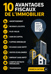 Une femme examinant des documents fiscaux liés à l'immobilier.