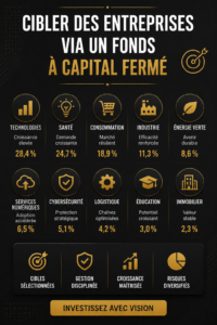Une femme réfléchissant à des opportunités d'investissement avec des fonds fermés.