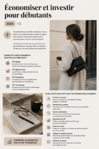 Femme examinant des documents financiers pour économiser et investir