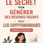 Femme en train de consulter des informations sur la cryptomonnaie pour générer des revenus passifs.