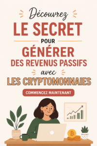 Femme en train de consulter des informations sur la cryptomonnaie pour générer des revenus passifs.