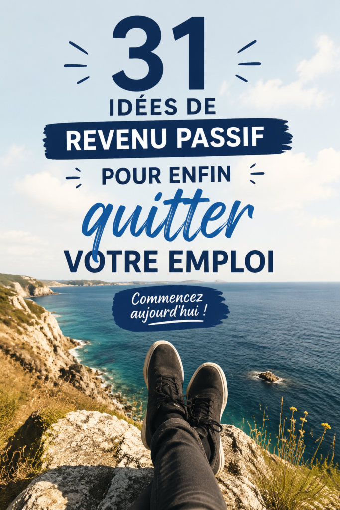 Une femme souriante réfléchissant à des idées de revenus passifs.