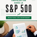 Femme regardant des graphiques boursiers sur son ordinateur, réfléchissant à un investissement dans l'S&P 500.