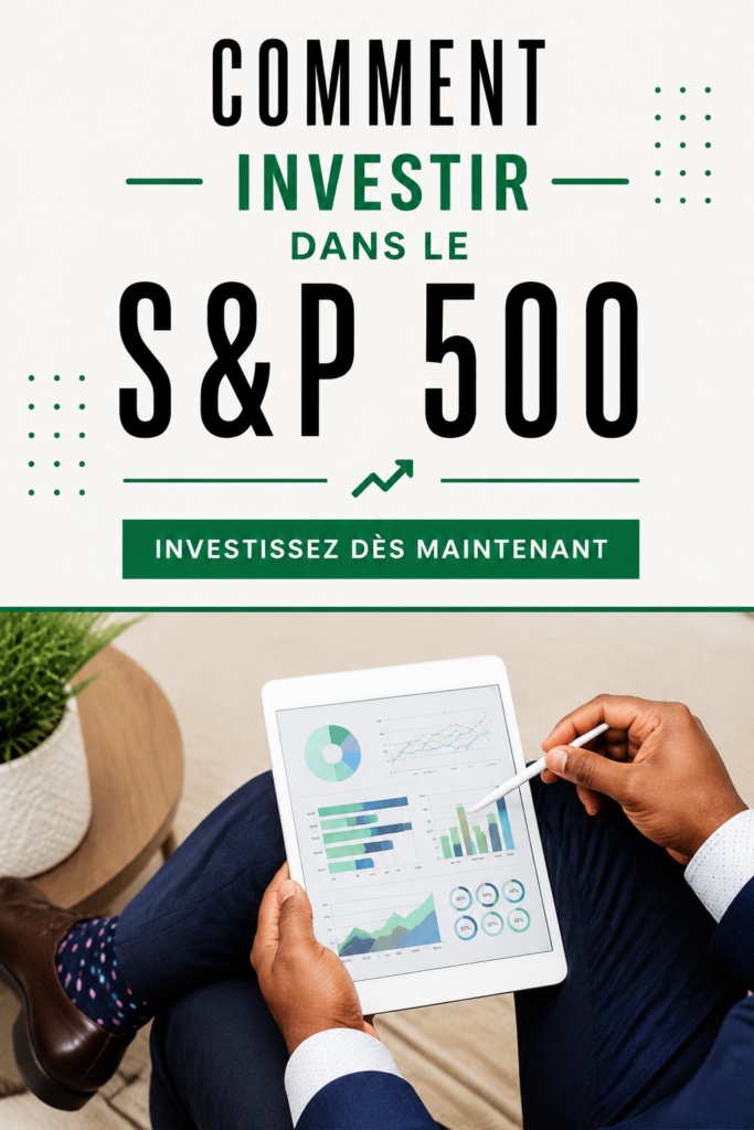 Femme regardant des graphiques boursiers sur son ordinateur, réfléchissant à un investissement dans l'S&P 500.