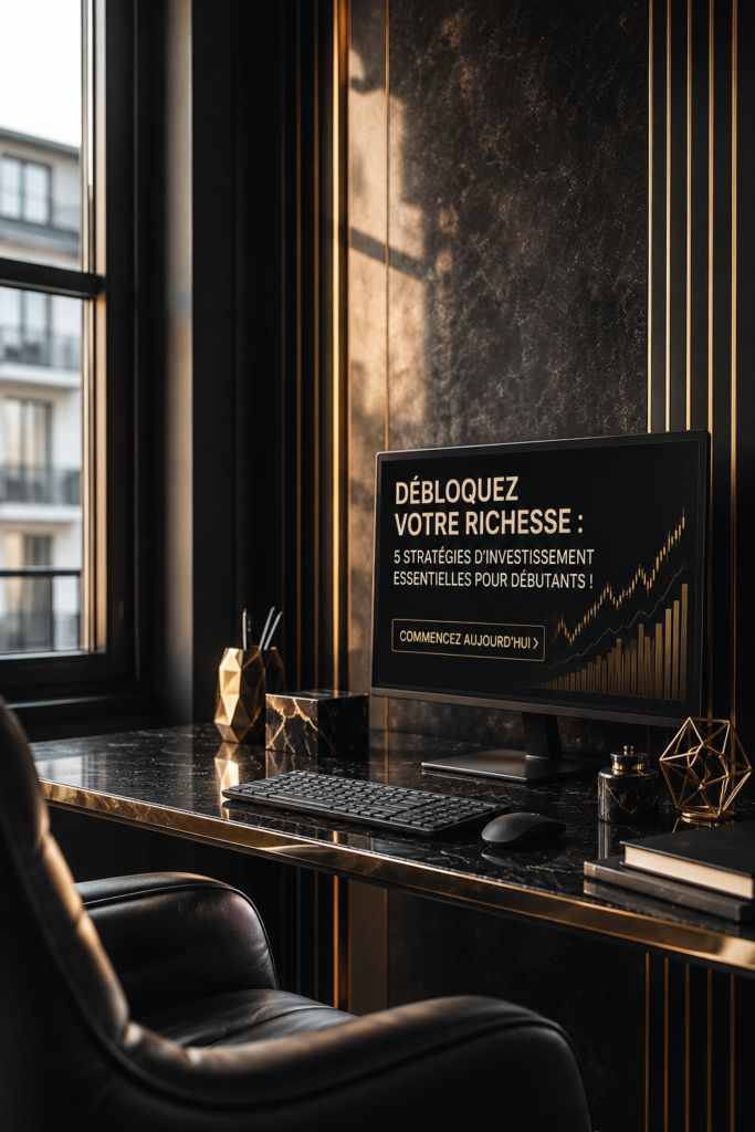 Femme réfléchissant à des stratégies d'investissement pour débutants.