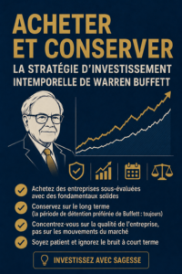 Couverture sur la stratégie d'investissement de Warren Buffett
