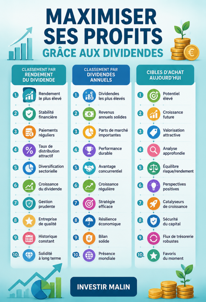 Femme examinant des documents financiers pour maximiser ses profits en dividendes.