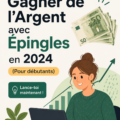 Femme utilisant Pinterest sur un ordinateur pour gagner de l'argent