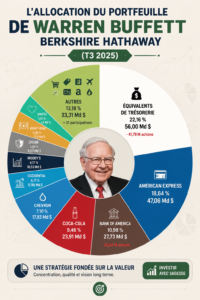 Analyse du portefeuille de Berkshire Hathaway en 2025, incluant Warren Buffett et ses choix d'investissement.