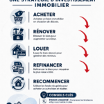 Illustration de la stratégie d'investissement immobilier BRRRR.