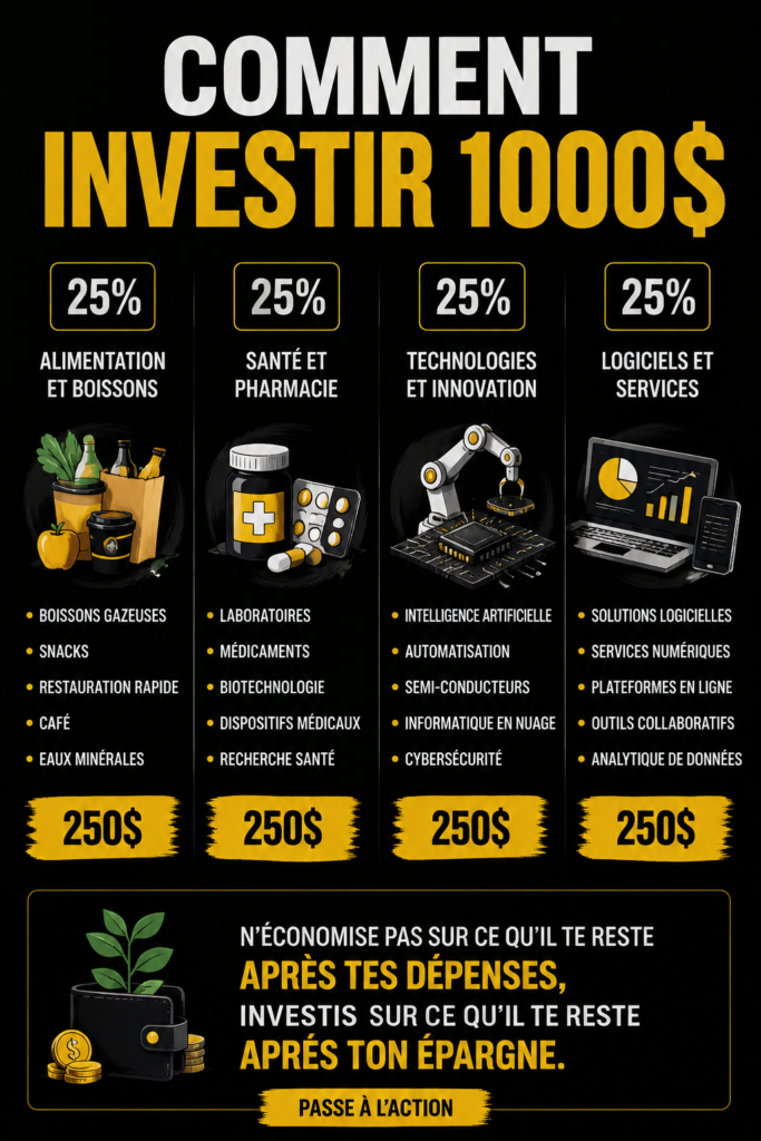 Femme regardant des graphiques de finances pour investir 1000 €