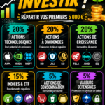 Femme souriante étudiant des graphiques d'investissement sur son ordinateur, envisageant son avenir financier.