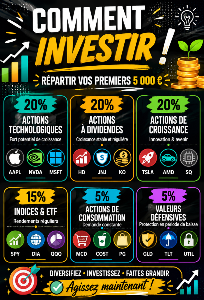 Femme souriante étudiant des graphiques d'investissement sur son ordinateur, envisageant son avenir financier.