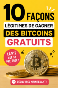 Femme souriante consultant des informations sur Bitcoin sur son ordinateur