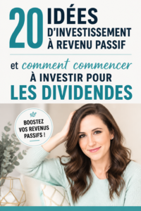 Idées d'investissement passif pour femmes de 30 à 50 ans