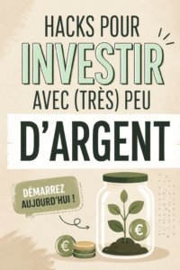 Femme analysant des graphiques financiers pour investir avec peu d'argent.