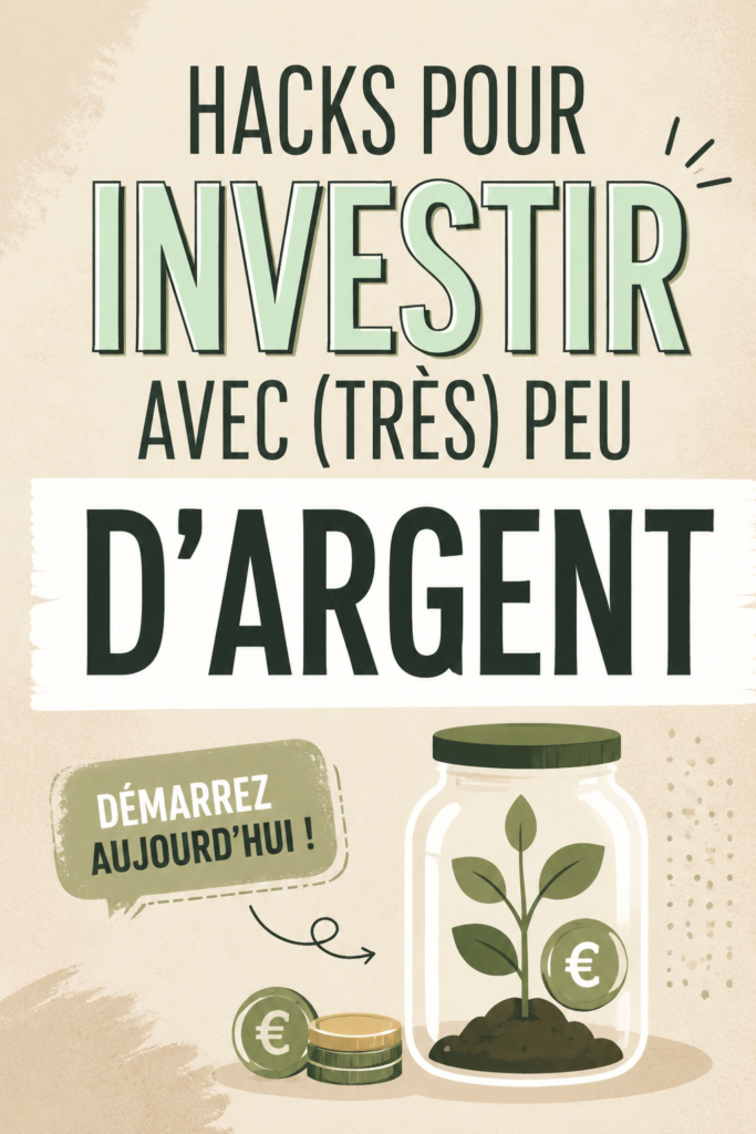 Femme analysant des graphiques financiers pour investir avec peu d'argent.