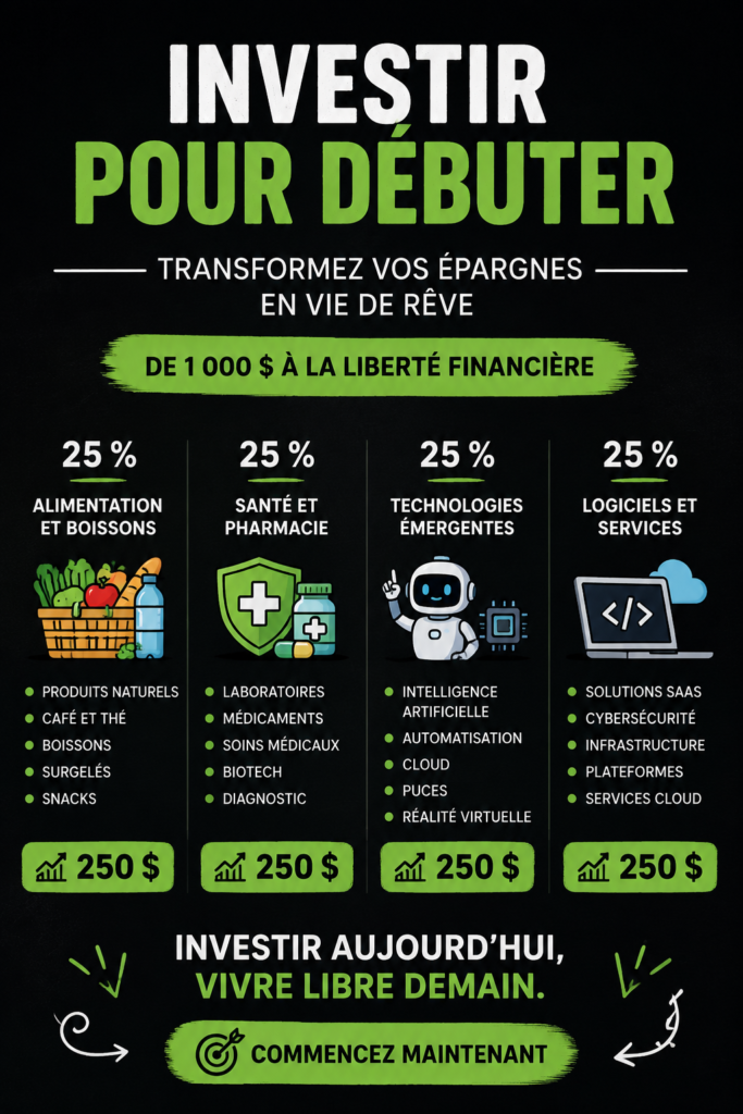 Femme heureuse consultant des graphiques d'investissement sur son ordinateur.