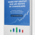 Un aperçu de modèles de chandeliers illustrant des tendances sur un graphique de trading.