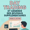 Femme utilisant un ordinateur portable pour le trading en ligne