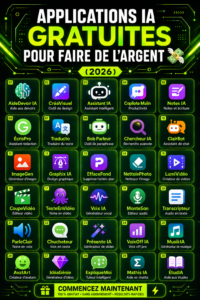Femme utilisant une application d'IA pour gérer ses finances personnelles
