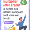 Femme souriante tenant des billets de banque symbolisant des revenus passifs.