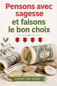 Femme réfléchissant à des décisions financières judicieuses avec des graphiques d'investissement autour d'elle.
