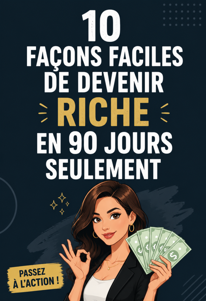 Image représentant une femme heureuse examinant ses finances avec un ordinateur portable.