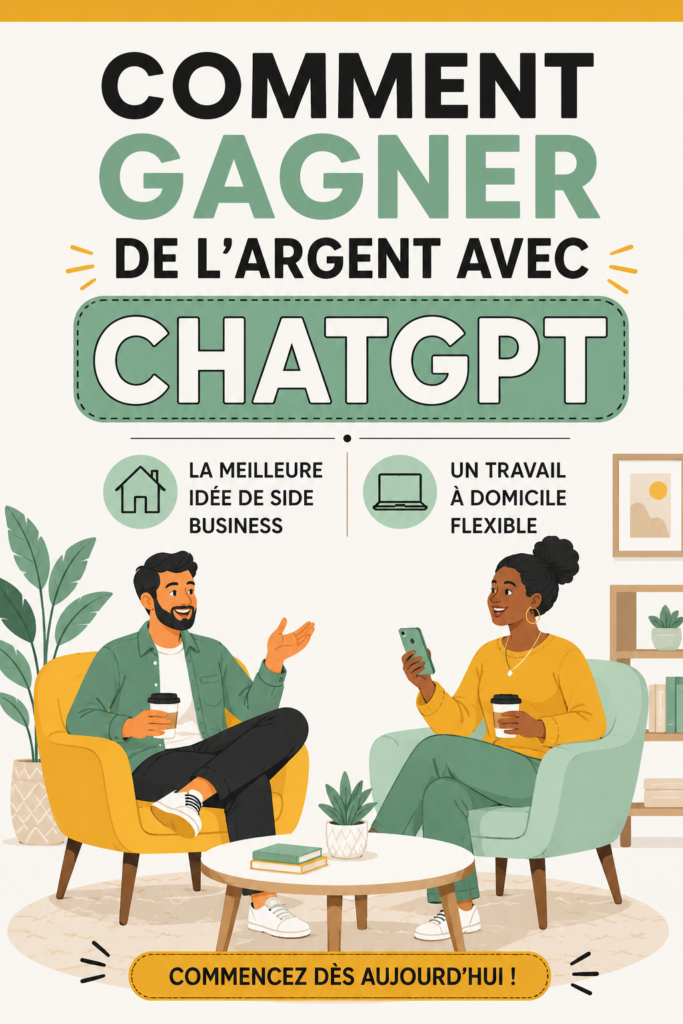 Une femme utilisant ChatGPT sur son ordinateur pour développer un revenu passif.