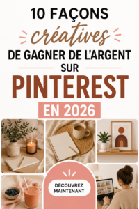 Femme utilisant Pinterest pour explorer des idées de revenus passifs.