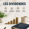 Femme explorant des informations financières sur l'investissement dans les dividendes.