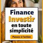 Une femme souriante consultant un graphique financier.