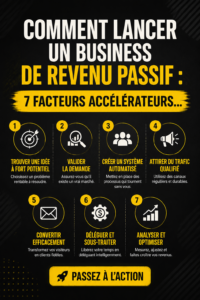Femme souriante travaillant sur son ordinateur pour développer son activité de revenus passifs.