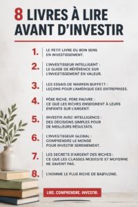 Couverture d'un livre sur l'investissement essentiel pour les débutants