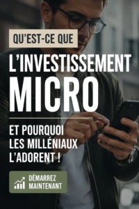 Femme consultant des applications de micro-investissement sur son téléphone
