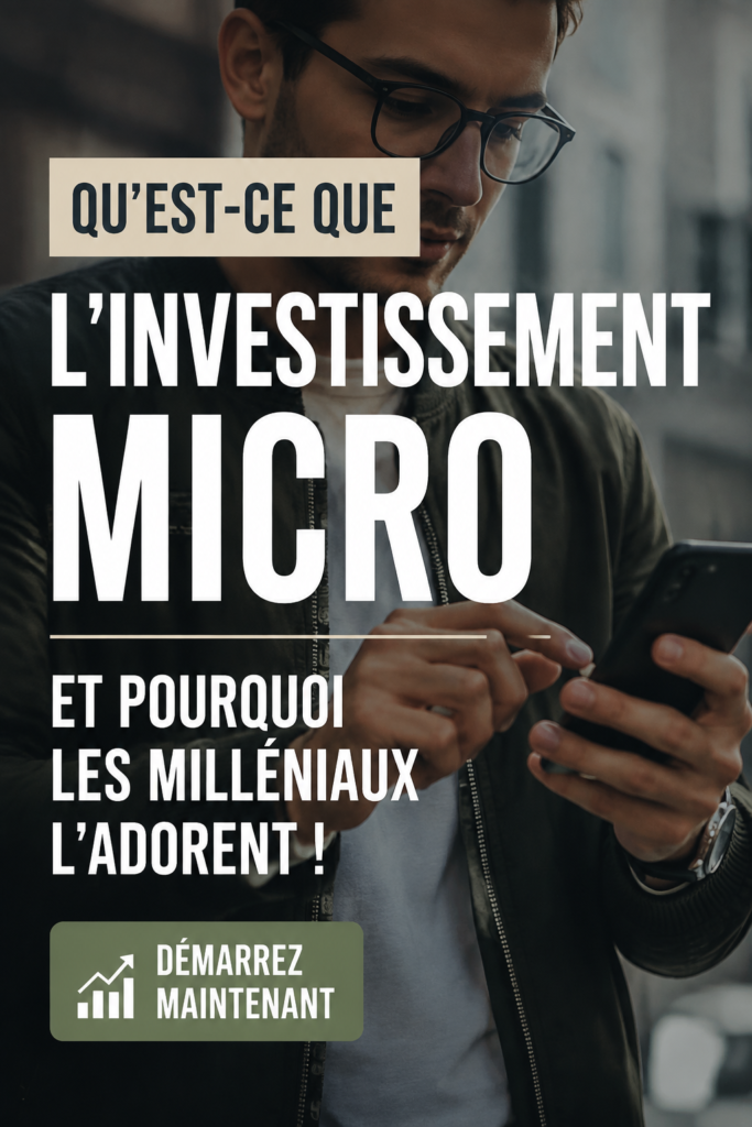 Femme consultant des applications de micro-investissement sur son téléphone