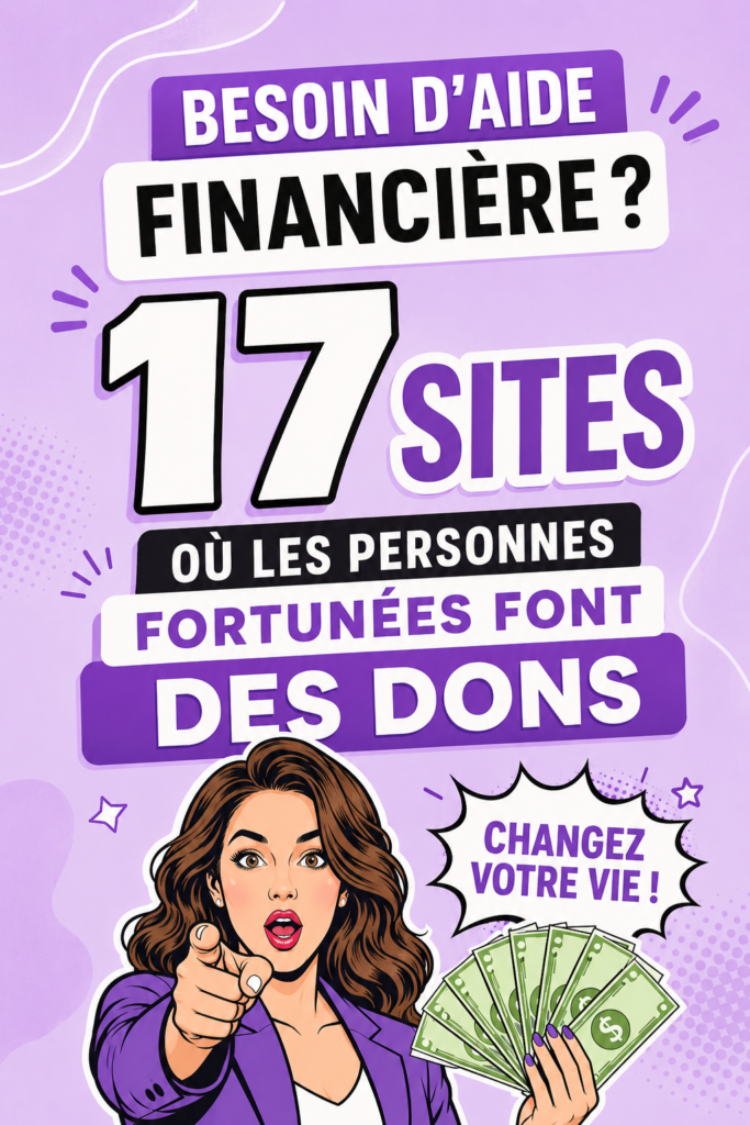 Illustration de sites de dons et d'aide financière pour les femmes