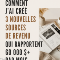Femme souriante travaillant sur son ordinateur pour développer des sources de revenus passifs.