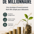 Femme souriante travaillant sur des finances avec des papiers et un ordinateur, représentant l'investissement Roth IRA.