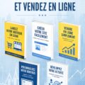 Capture d'écran de la plateforme Payhip montrant un site de vente en ligne.