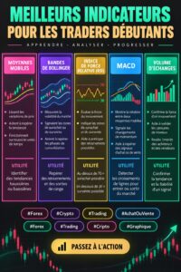 Graphique montrant des fluctuations de prix en trading.