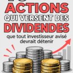 Un graphique illustrant des actions à dividende et leur potentiel de revenu passif.