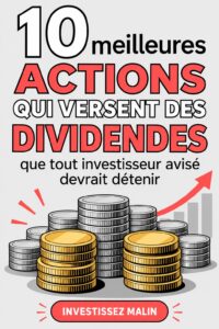 Un graphique illustrant des actions à dividende et leur potentiel de revenu passif.