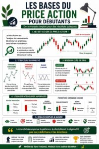 Femme analysant des graphiques de trading illustrant le price action