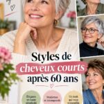 Femme souriante avec une coupe courte moderne, mettant en valeur son style