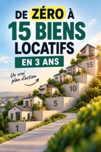 Une femme souriante tenant des clés devant une maison qu'elle vient d'acheter, symbole d'investissement immobilier